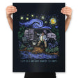 I Live in a Van Gogh - Best Seller - Prints Posters RIPT Apparel 18x24 / Black