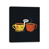 I Love Coffee Too - Canvas Wraps Canvas Wraps RIPT Apparel 11x14 / Black