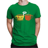 I Love Coffee Too - Mens Premium T-Shirts RIPT Apparel Small / Kelly