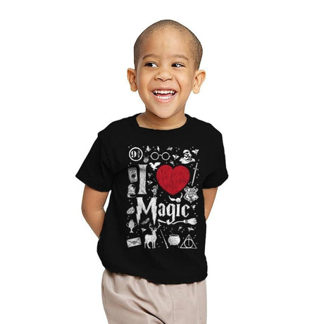 I love Magic - Youth T-Shirts RIPT Apparel