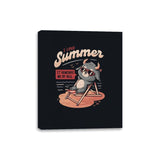 I Love Summer Hell - Canvas Wraps Canvas Wraps RIPT Apparel 8x10 / Black