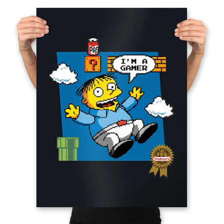 I'm a Gamer - Prints Posters RIPT Apparel 18x24 / Black