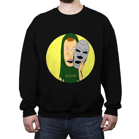 I'm Doom - Crew Neck Sweatshirt Crew Neck Sweatshirt RIPT Apparel Small / Black