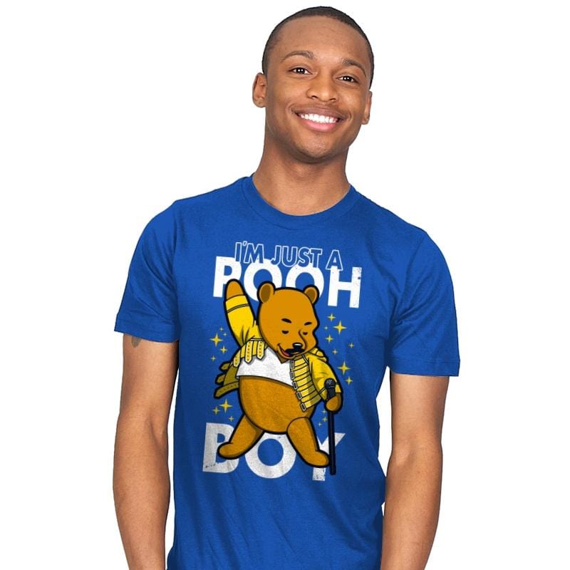 I'm just a pooh boy - Mens T-Shirts RIPT Apparel Small / Royal