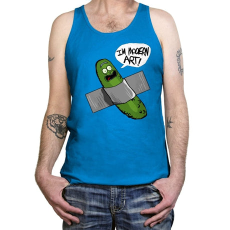 I'm Modern Art - Tanktop Tanktop RIPT Apparel X-Small / Teal