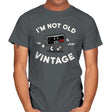 I'm Not Old I'm Just Vintage - Mens T-Shirts RIPT Apparel Small / Charcoal