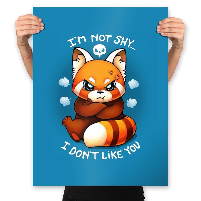 I'm not shy...I don't like you - Prints Posters RIPT Apparel 18x24 / Sapphire