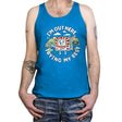 I'm Out Here Trying My Best - Tanktop Tanktop RIPT Apparel X-Small / Teal