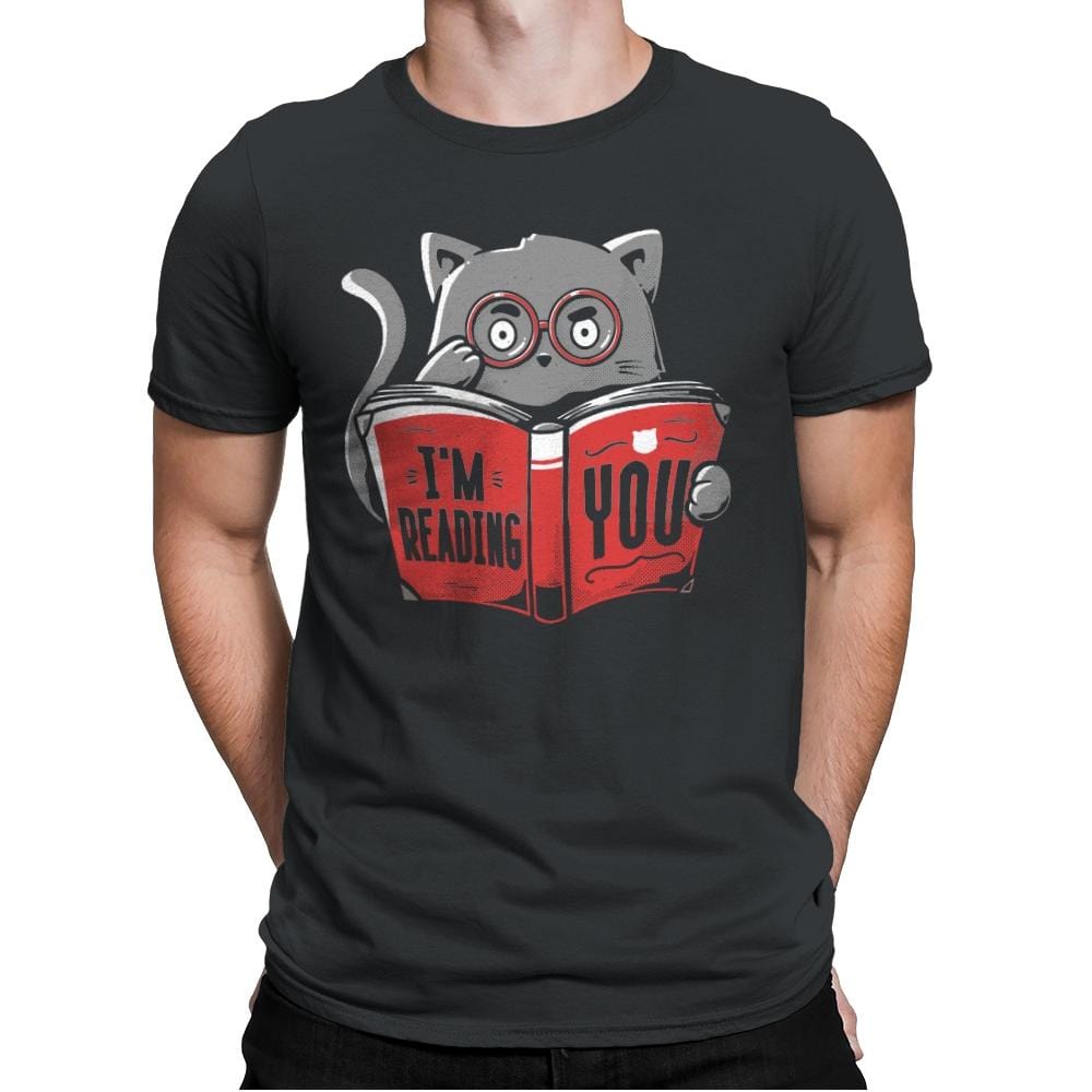 I'm Reading You - Mens Premium T-Shirts RIPT Apparel Small / Heavy Metal