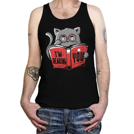 I'm Reading You - Tanktop Tanktop RIPT Apparel X-Small / Black