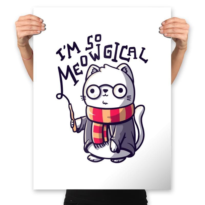 I’m So Meowgical - Prints Posters RIPT Apparel 18x24 / White