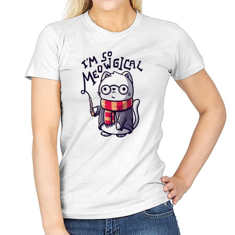 I’m So Meowgical - Womens T-Shirts RIPT Apparel Small / White