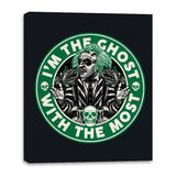 I’m The Ghost with The Most - Canvas Wraps Canvas Wraps RIPT Apparel 16x20 / Black