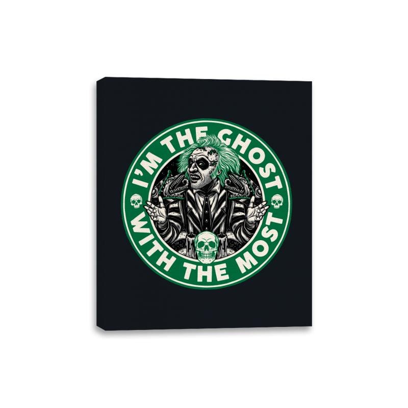 I’m The Ghost with The Most - Canvas Wraps Canvas Wraps RIPT Apparel 8x10 / Black