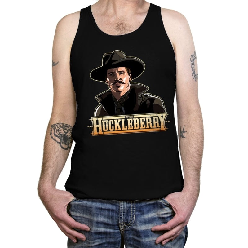 I'm Your Huckleberry - Tanktop Tanktop RIPT Apparel X-Small / Black