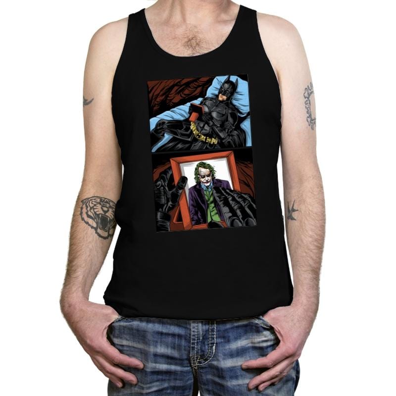 I Miss You, Dear Enemy - Tanktop Tanktop RIPT Apparel X-Small / Black