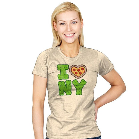 I PIZZA NY - Womens T-Shirts RIPT Apparel