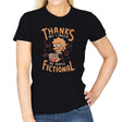 I Prefer My People Fictional - Womens T-Shirts RIPT Apparel Small / Black