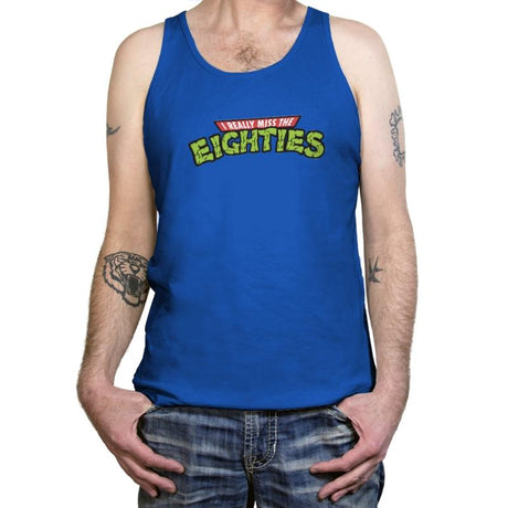 I Really Miss The Eighties - Tanktop Tanktop RIPT Apparel X-Small / True Royal