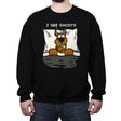 I See Ghosts - Crew Neck Sweatshirt Crew Neck Sweatshirt RIPT Apparel Small / Black