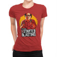 I Started Blasting - Womens Premium T-Shirts RIPT Apparel Small / Red