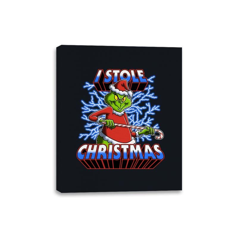 I Stole Christmas - Canvas Wraps Canvas Wraps RIPT Apparel 8x10 / Black