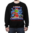 I Stole Christmas - Crew Neck Sweatshirt Crew Neck Sweatshirt RIPT Apparel Small / Black