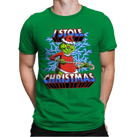 I Stole Christmas - Mens Premium T-Shirts RIPT Apparel Small / Kelly