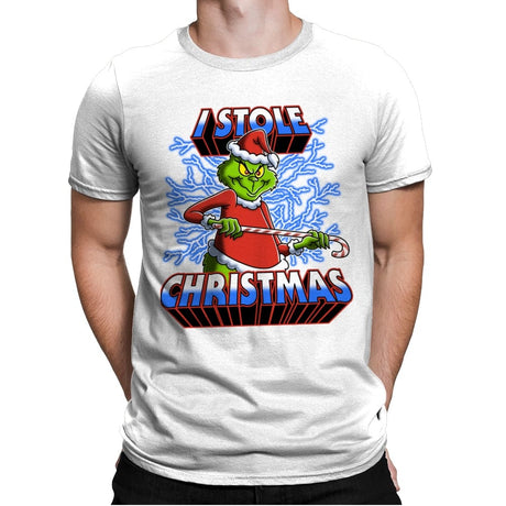 I Stole Christmas - Mens Premium T-Shirts RIPT Apparel Small / White