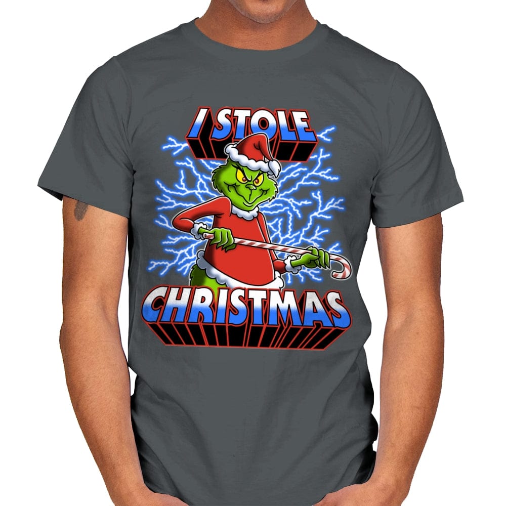 I Stole Christmas - Mens T-Shirts RIPT Apparel Small / Charcoal