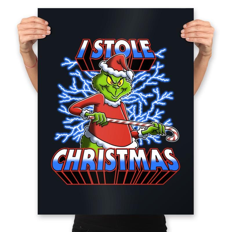 I Stole Christmas - Prints Posters RIPT Apparel 18x24 / Black