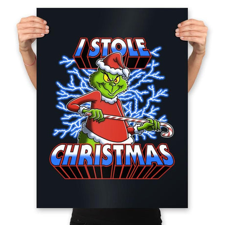 I Stole Christmas - Prints Posters RIPT Apparel 18x24 / Black