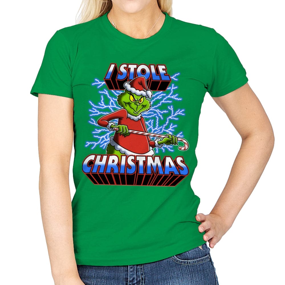 I Stole Christmas - Womens T-Shirts RIPT Apparel Small / Irish Green