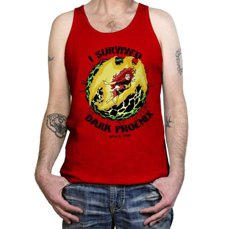 I Survived It - Anytime - Tanktop Tanktop RIPT Apparel X-Small / Red