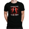 I Survived The Hex - Mens Premium T-Shirts RIPT Apparel Small / Black