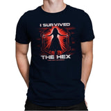 I Survived The Hex - Mens Premium T-Shirts RIPT Apparel Small / Midnight Navy