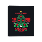 I Survived the Plaza - Canvas Wraps Canvas Wraps RIPT Apparel 11x14 / Black