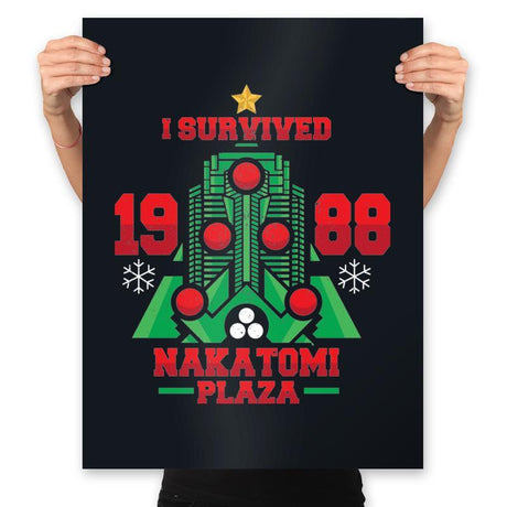 I Survived the Plaza - Prints Posters RIPT Apparel 18x24 / Black