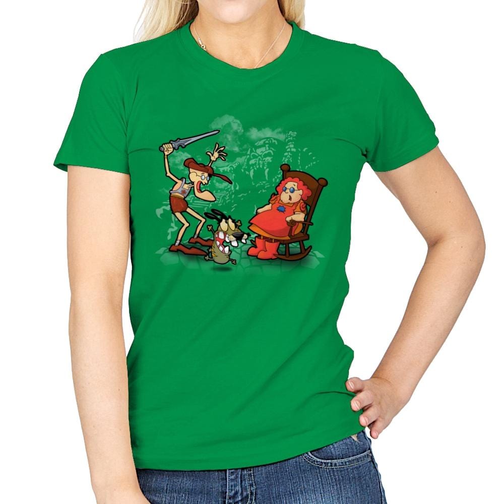 I've Got The Courage - Womens T-Shirts RIPT Apparel Small / Irish Green