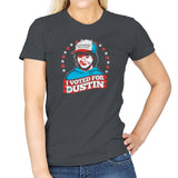 I Voted for Dustin Exclusive - Womens T-Shirts RIPT Apparel Small / Charcoal