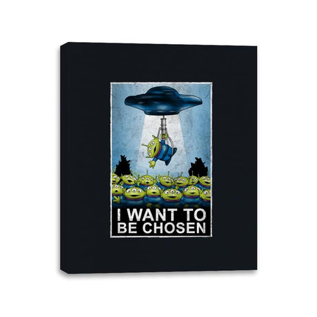 I Want to be Chosen - Canvas Wraps Canvas Wraps RIPT Apparel 11x14 / Black