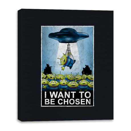 I Want to be Chosen - Canvas Wraps Canvas Wraps RIPT Apparel 16x20 / Black