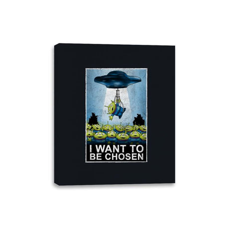 I Want to be Chosen - Canvas Wraps Canvas Wraps RIPT Apparel 8x10 / Black