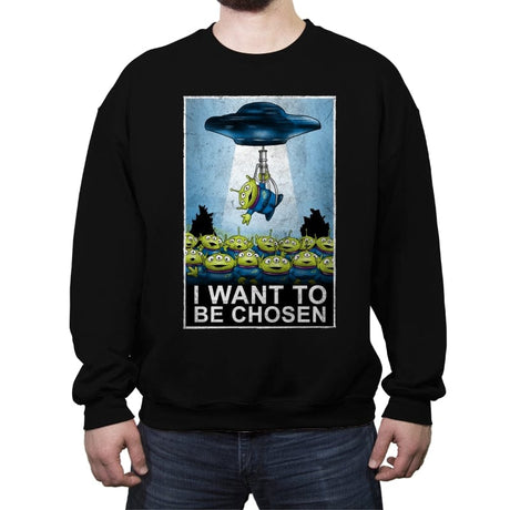 I Want to be Chosen - Crew Neck Sweatshirt Crew Neck Sweatshirt RIPT Apparel Small / Black