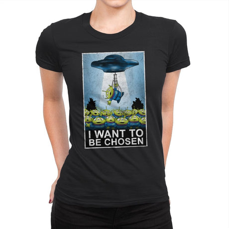 I Want to be Chosen - Womens Premium T-Shirts RIPT Apparel Small / Black