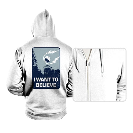 I Want to Believe - Hoodies Hoodies RIPT Apparel Small / White