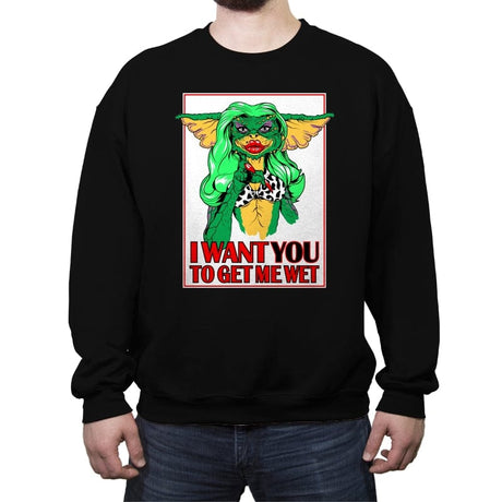 I Want You - Crew Neck Sweatshirt Crew Neck Sweatshirt RIPT Apparel Small / Black