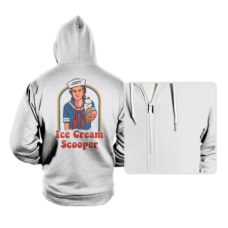 Ice Cream Scooper - Hoodies Hoodies RIPT Apparel Small / White