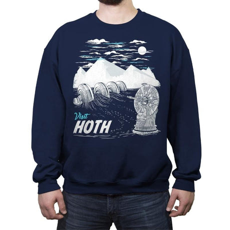 Ice Planet - Crew Neck Sweatshirt Crew Neck Sweatshirt RIPT Apparel