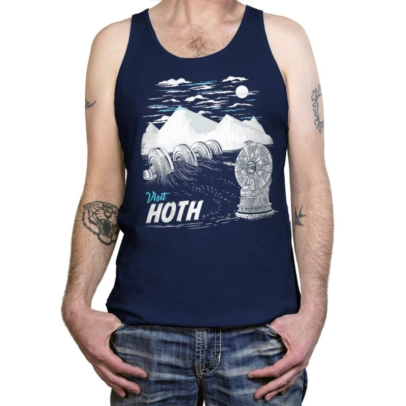 Ice Planet - Tanktop Tanktop RIPT Apparel X-Small / Navy